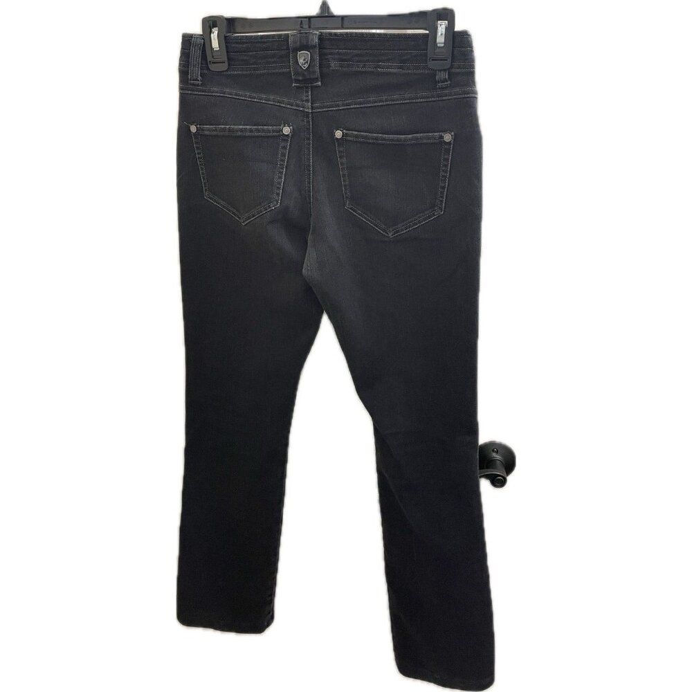 KUHL Legendary Pants Womens 2s Jeans Black 28x30 Slim - Picture 2 of 16